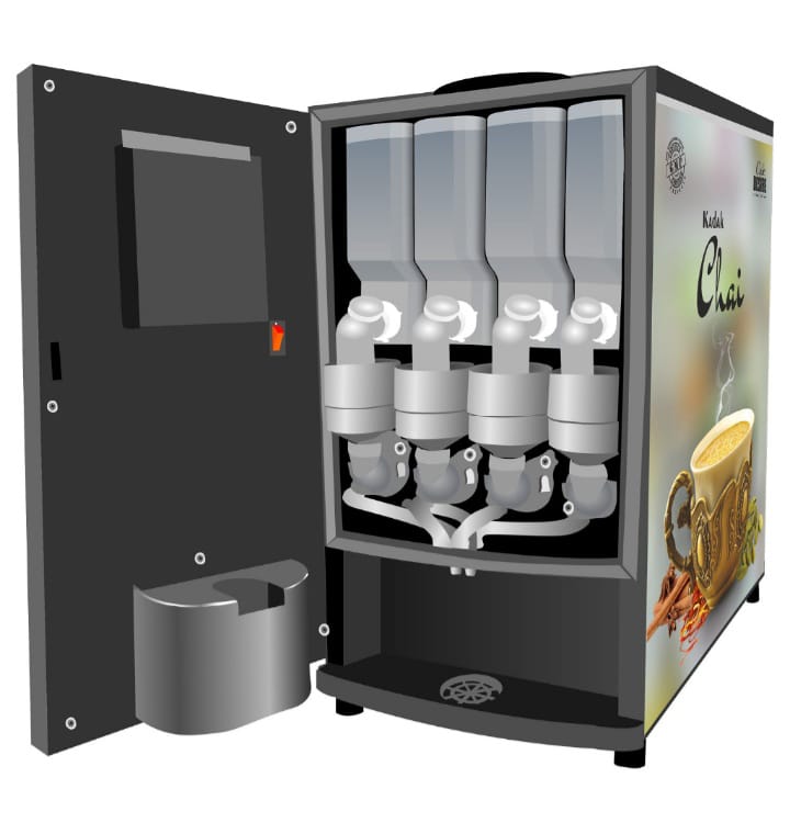 Quadra Option Vending Machine - 2 Lane
